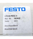 Festo Anschlussblock CPE18-PRSG-3 187825 SIE