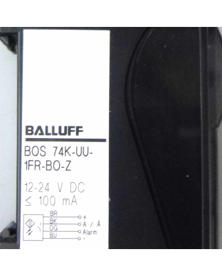 Balluff Lichtleitersensor BOS 74K-UU-1FR-BO-Z-02 BOS003M OVP
