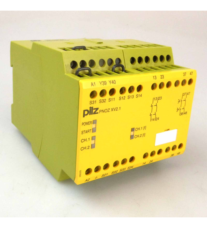 Pilz Sicherheitsschaltgerät PNOZ XV2.1 0.5 24-240VACDC 2n/o 2n/o fix 774554 GEB