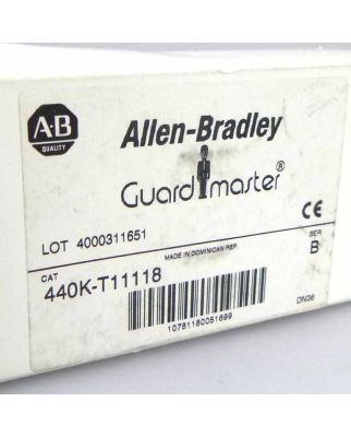Allen Bradley Guardmaster Sicherheitsschalter 440K-T11118 Ser.B OVP