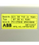 ABB CPU 07 ZE 61 R201 Bestell-Nr.: GJV 30 743 21 R201 GEB