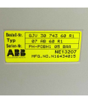 ABB Binary Output Module 07 AB 60 R1 Bestell-Nr.: GJV 30 743 60 R1 NOV