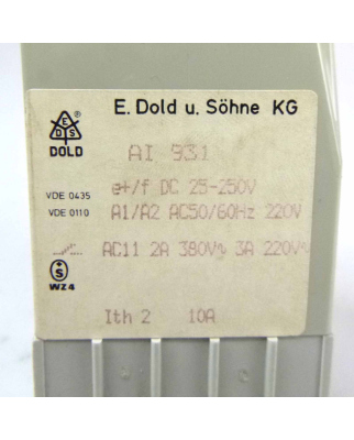 E.Dold & Söhne KG Varimeter AI 931 DC 25-250V 10A GEB
