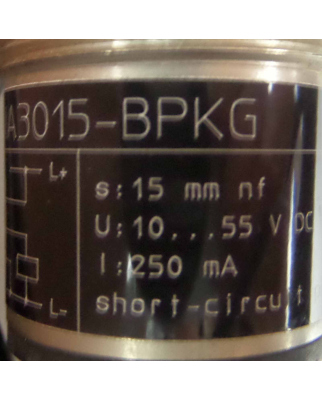 ifm efector induktiver Sensor II5284 IIA3015-BPKG NOV