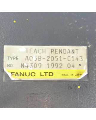 Fanuc Teach Pendant A05B-2051-C143 GEB