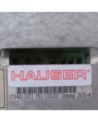 Hauser Servo Drive Compax-M 951-100202 Compax 0500-M GEB