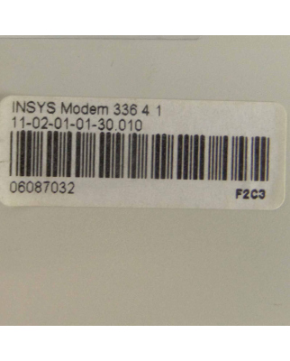 INSYS Industriemodem 336 4.1 11-02-01-01-30.010 06087032 GEB