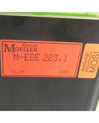 Klöckner Möller CPU-Modul CPU-W EBE 223.1 Vers.6 #K2 GEB