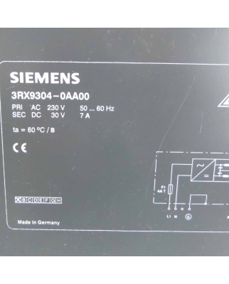 Siemens AS-Interface Netzteil 3RX9304-0AA00 GEB
