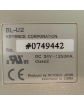 Keyence RS-232C-Kommunikationseinheit BL-U2 OVP