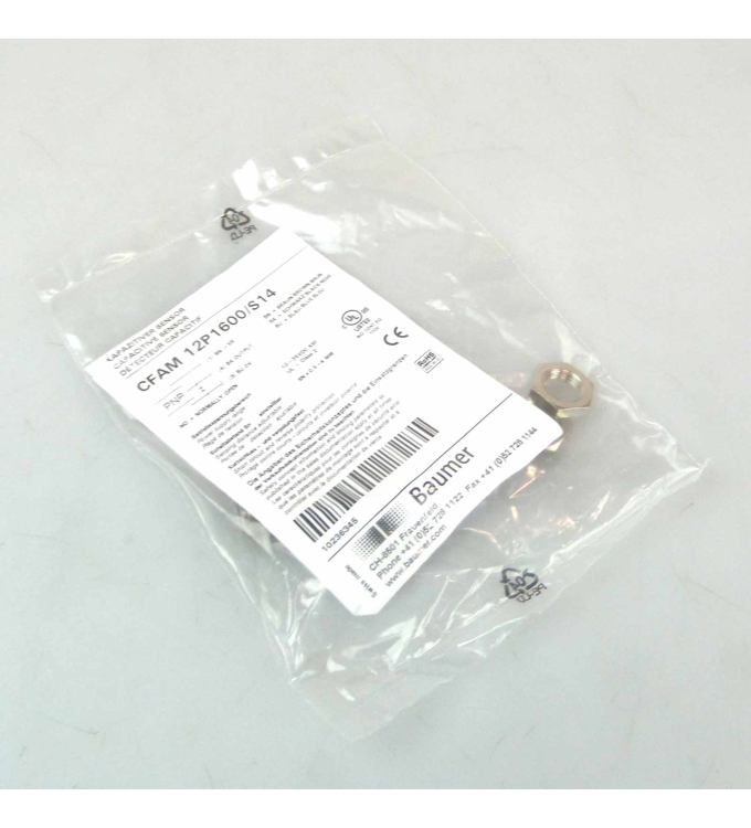 Baumer electric Kapazitive Sensor CFAM 12P1600/S14 OVP