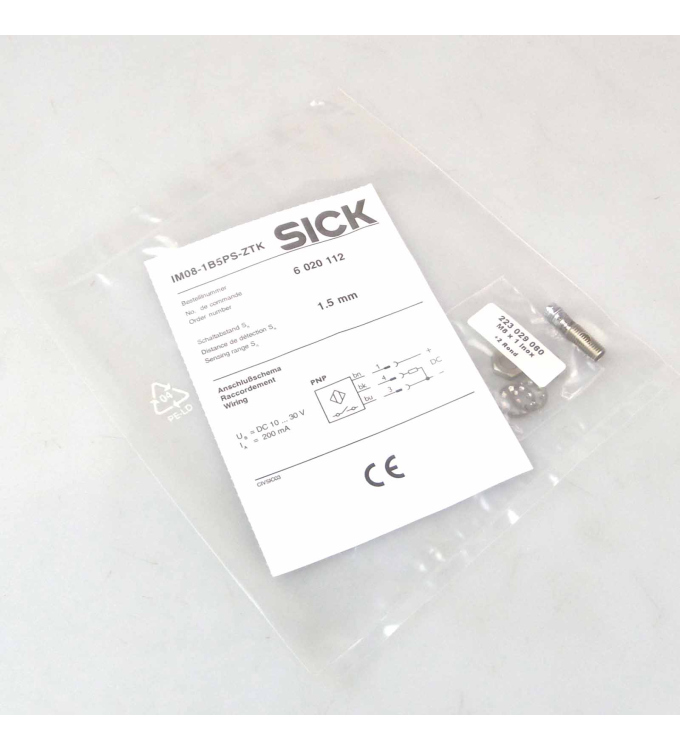 Sick Näherungssensor IM08-1B5PS-ZTK 6020112 OVP