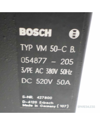 Bosch Versorgungsmodul Typ VM 50-C B 054877-205 GEB