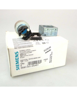 Siemens Drucktaster 3SB3 501-0AA51 (5Stk.) OVP