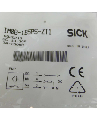 Sick Näherungssensor IM08-1B5PS-ZT1 6020219 OVP