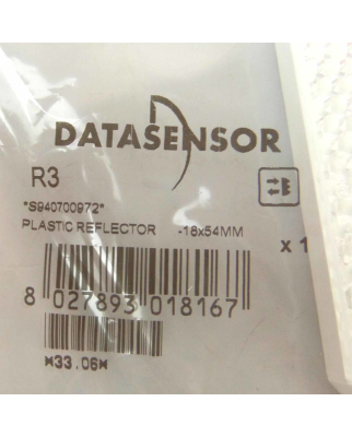 Datasensor Reflektor R3 S940700972 18x54mm OVP