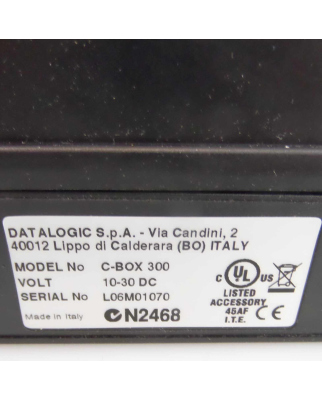 DATALOGIC Profibus Converter Connection C-Box 300 OVP