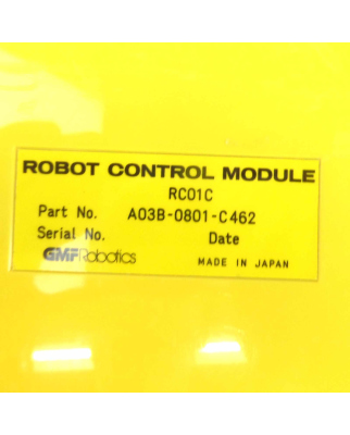 Fanuc/GMF Robotics Robot Control Module RC01C...