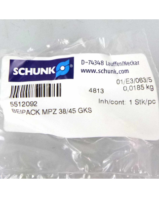 SCHUNK 3-Finger-Zentrischgreifer MPZ 45-IS 0340532 OVP