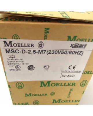 Moeller Direktstarter MSC-D-2,5-M7 (230V50/60HZ) OVP