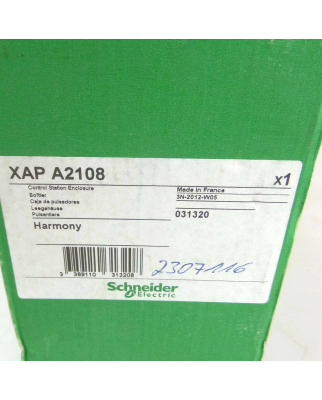 Schneider Electric Leergehäuse XAP A2108 031320 OVP