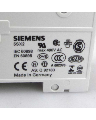 Siemens Leitungschutzschalter 5SX23-C20 440V NOV