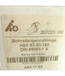 Eroglu Bohrstangenrohling HSK 63-63-160 DIN 69893-1A A63.17.63 OVP