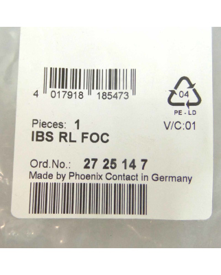 Phoenix Contact Faserschneider IBS RL FOC 2725147 OVP