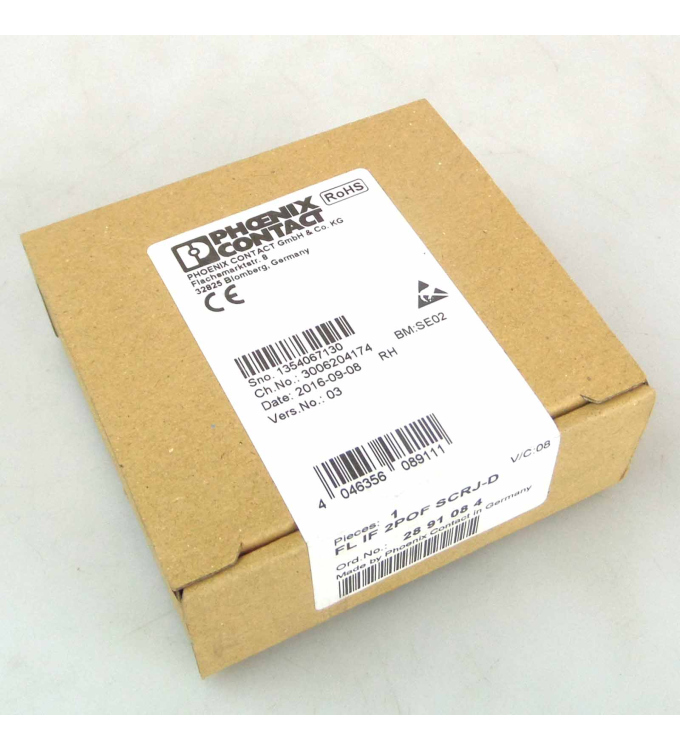 Phoenix Contact LWL-Interface-Modul FL IF 2POF SCRJ-D 2891084 SIE