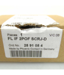 Phoenix Contact LWL-Interface-Modul FL IF 2POF SCRJ-D 2891084 OVP
