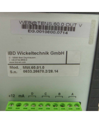 Web @ Tens / IBD MW.60.01.0 GEB