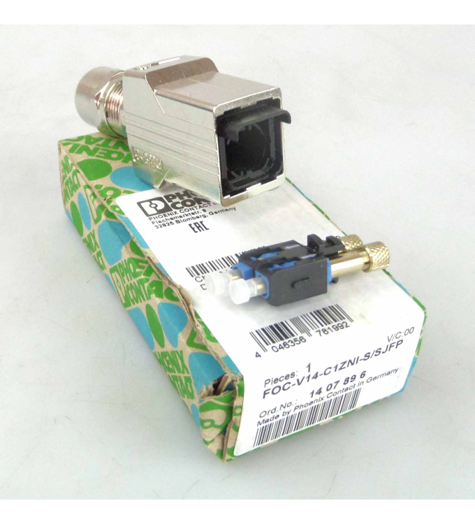Phoenix Contact LWL-Steckverbinder FOC-V14-C1ZNI-S/SJFP 1407896 OVP