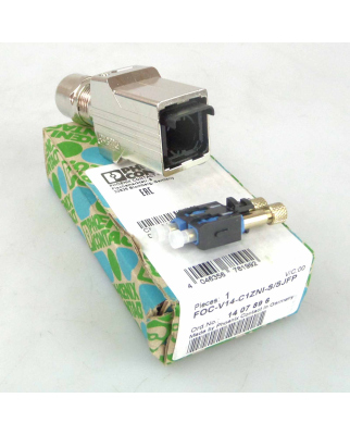 Phoenix Contact LWL-Steckverbinder FOC-V14-C1ZNI-S/SJFP 1407896 OVP