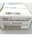 Phoenix Contact LWL-Steckverbinder FOC-V14-C1ZNI-S/SJFP 1407896 OVP