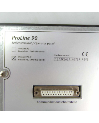 Systeme Helmholz Bedienterminal Proline 90-D 700-090-1BT11 E-Stand:03 NOV