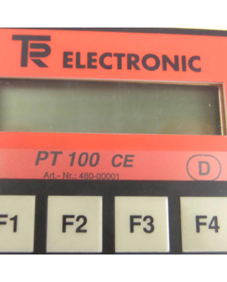 TR Electronic Programmierterminal PT 100 CE Art.Nr. 480-00001 GEB