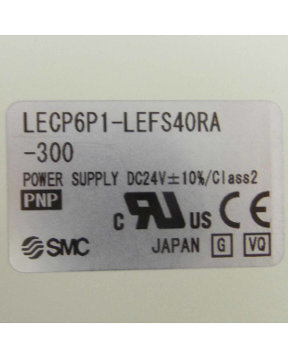 SMC Controller Unit LECP6P1-LEFS40RA-300 NOV
