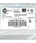 Allen Bradley Ethernet Media M12 Patchcord 1585D-M4UBJM-3 Ser.B OVP