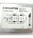 Schurter Line Filter 5500.2043 FMW2-52-2/1.25 NOV