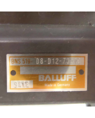 Balluff Reihengrenztaster BNS519-D8-D12-73-10 NOV