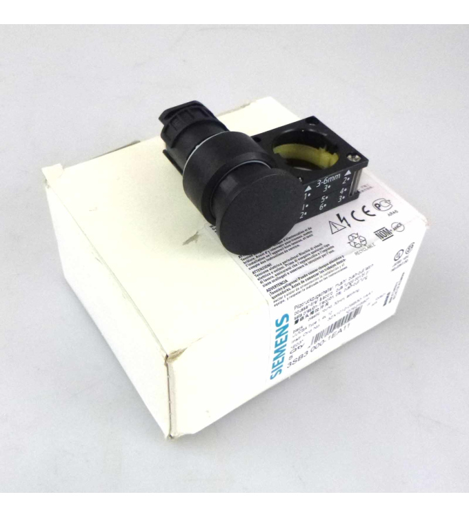 SIEMENS - SIE3SU10001BD300AA0 Pulsante a fungo, 22 mm, rotondo, in