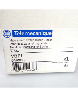 Telemecanique Not-Aus-Hauptschalter VBF1 044938 OVP