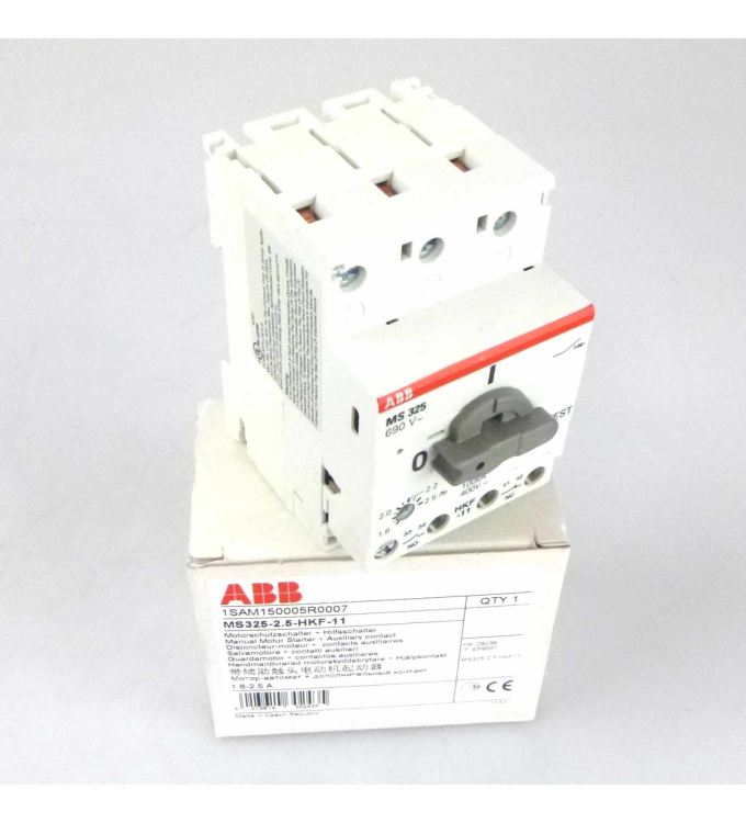 ABB Motorschutzschalter MS325-2,5-HKF-11 1SAM150001R0007 OVP
