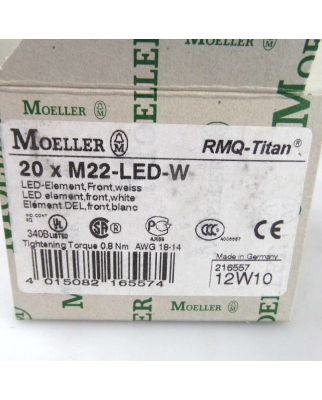 Moeller LED-Element M22-LED-W 216557 (20Stk.) weiß OVP