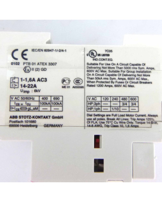 ABB 1SAM150005R0014 MS325-25-HKF11 Schutzschalter 1 St