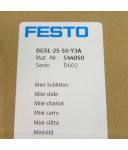 Festo Mini-Schlitten DGSL-25-50-Y3A 544050 OVP