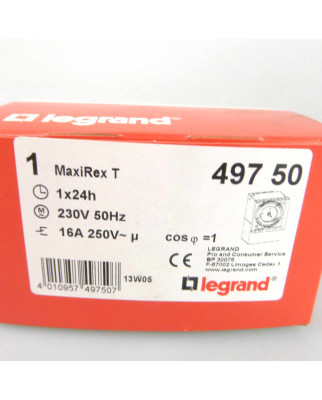 legrand Zeitschaltuhr MaxiRex T 49750 230V 1x24h OVP