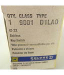 SQUARE D Schlüsselschalter D1LAO OVP