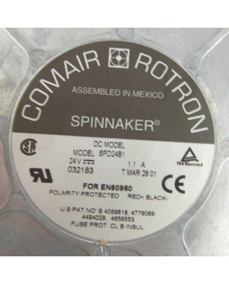Comair Rotron Spinnaker Gebläse SPD24B1 24V OVP