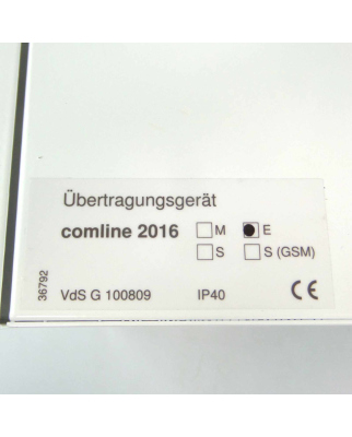 Telenot Übertragungsgerät comline 2016E im Gehäusetyp S8 OVP